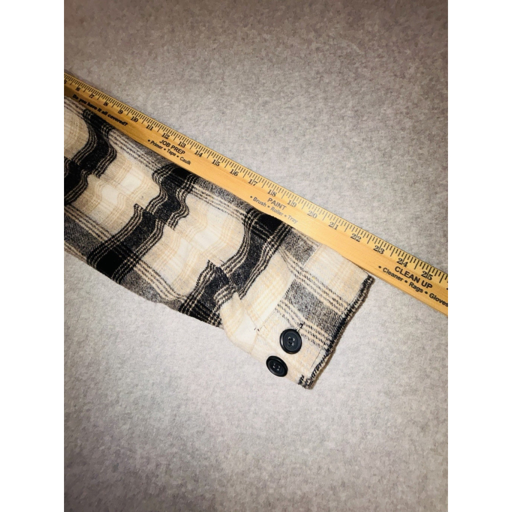 Thread & Supply Plaid Shacket Womens Large Flannel Shirt Jacket Lined - Picture 8 of 8